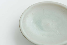 広川絵麻 6寸リム皿 白
