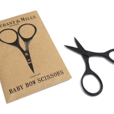 MERCHANT ＆ MILLS BABY BOW BLACK SCISSORS