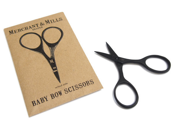 MERCHANT ＆ MILLS BABY BOW BLACK SCISSORS