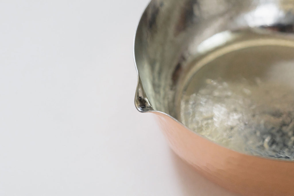 F/style 銅の行平鍋（スズ引き）