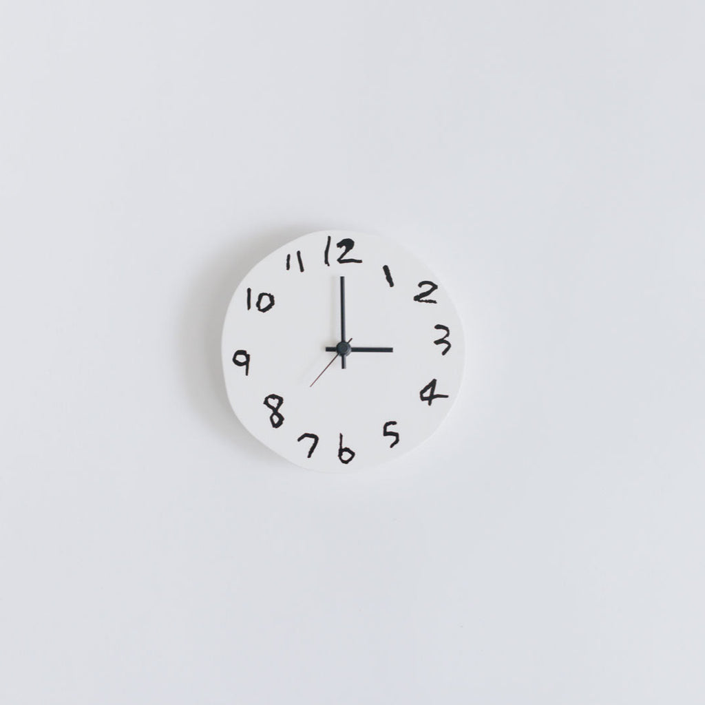 《お一人さま2点限り》' About ' wall clock  Yuki MIKAMI × 岩㟢紙器