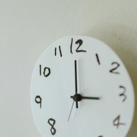 《お一人さま2点限り》' About ' wall clock  Yuki MIKAMI × 岩㟢紙器