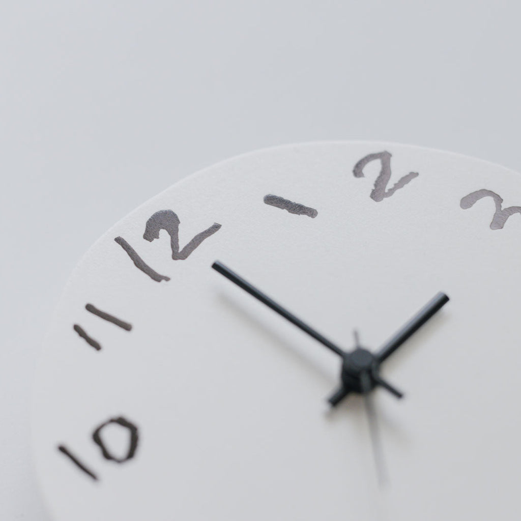 《お一人さま2点限り》' About ' wall clock  Yuki MIKAMI × 岩㟢紙器