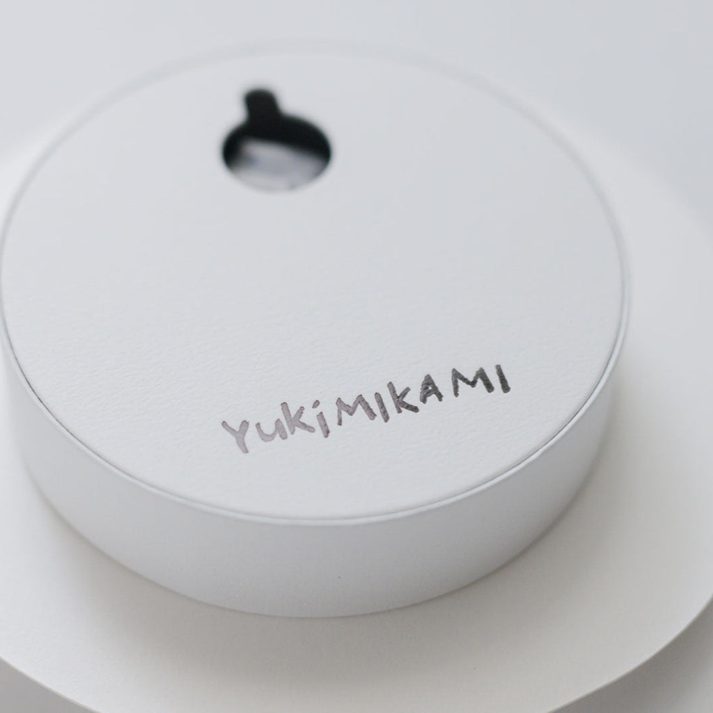 《お一人さま2点限り》' About ' wall clock  Yuki MIKAMI × 岩㟢紙器