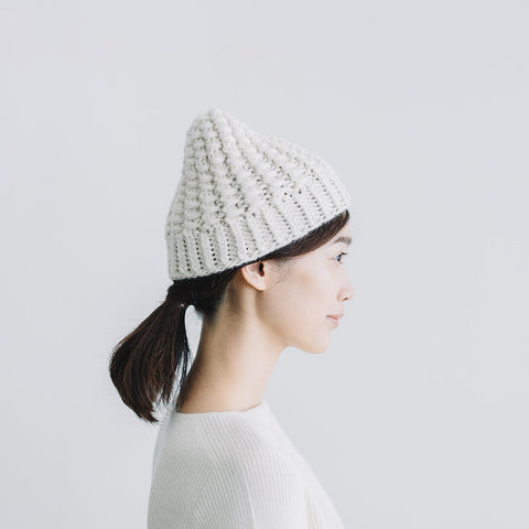 yourwear アルパカニットキャップ オフホワイト［完売］