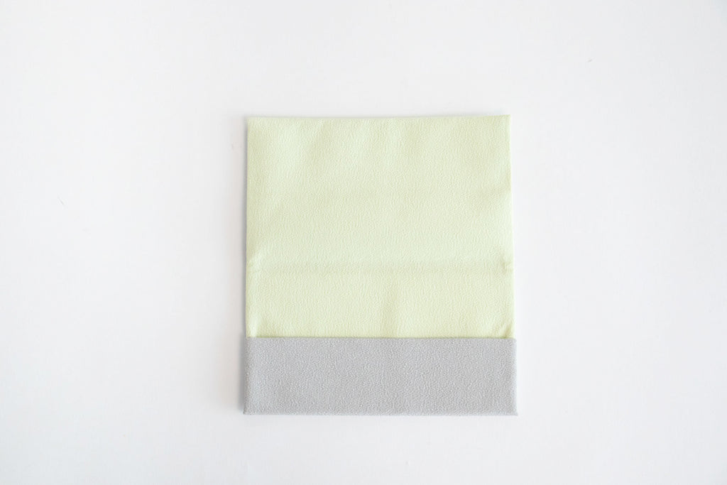 shuó Fukusa （Light Gray×Mint） ちりめん