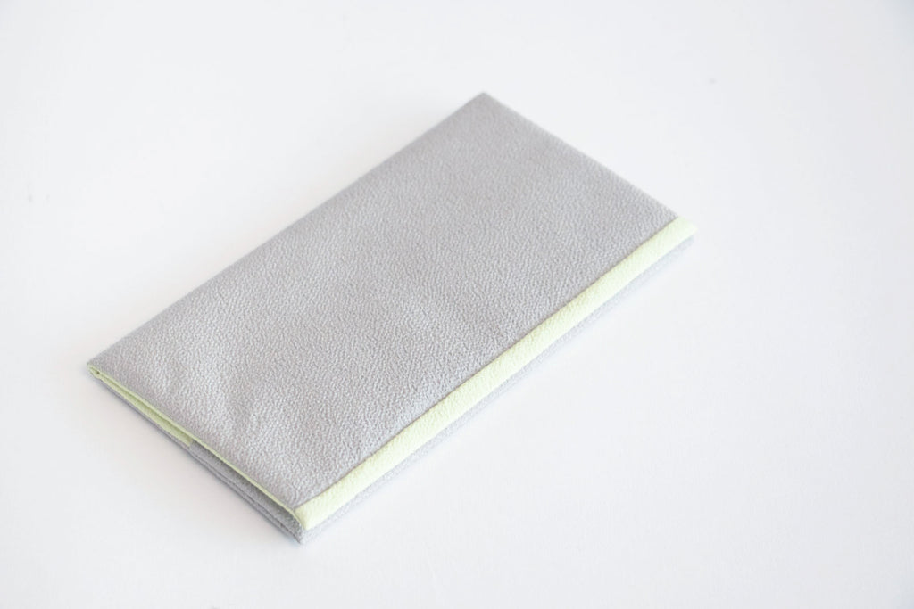 shuó Fukusa （Light Gray×Mint） ちりめん
