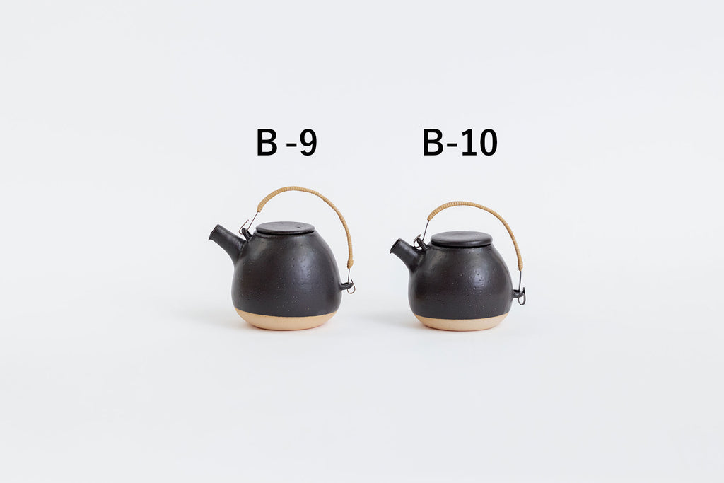 CANASA 土瓶 黒 蓋つまみなし