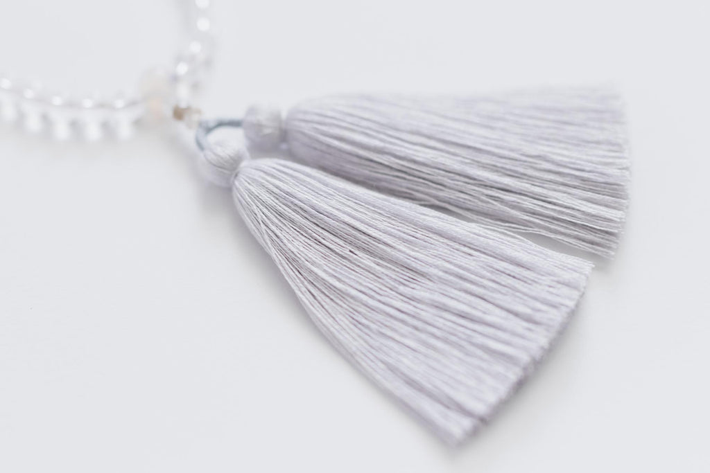 shuó Juzu（Crystal） クリア×シルバー