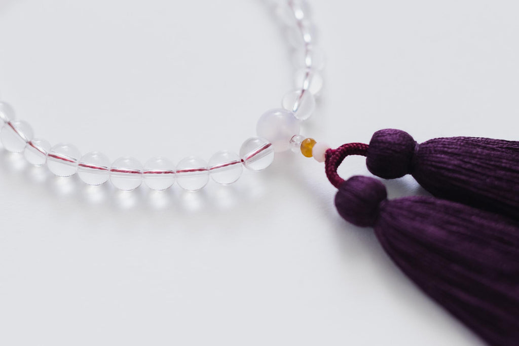 shuó Juzu（Crystal） クリア×えんじ