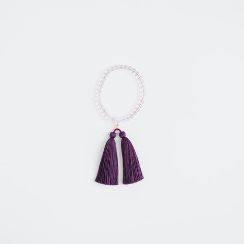 shuó Juzu（Crystal） クリア×えんじ