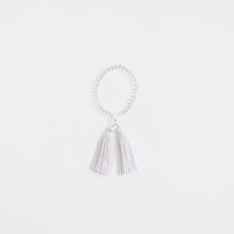 shuó Juzu（Crystal） クリア×シルバー