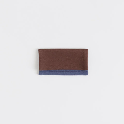 shuó Juzu Bukuro （Brown×Bluisu Purple） ちりめん