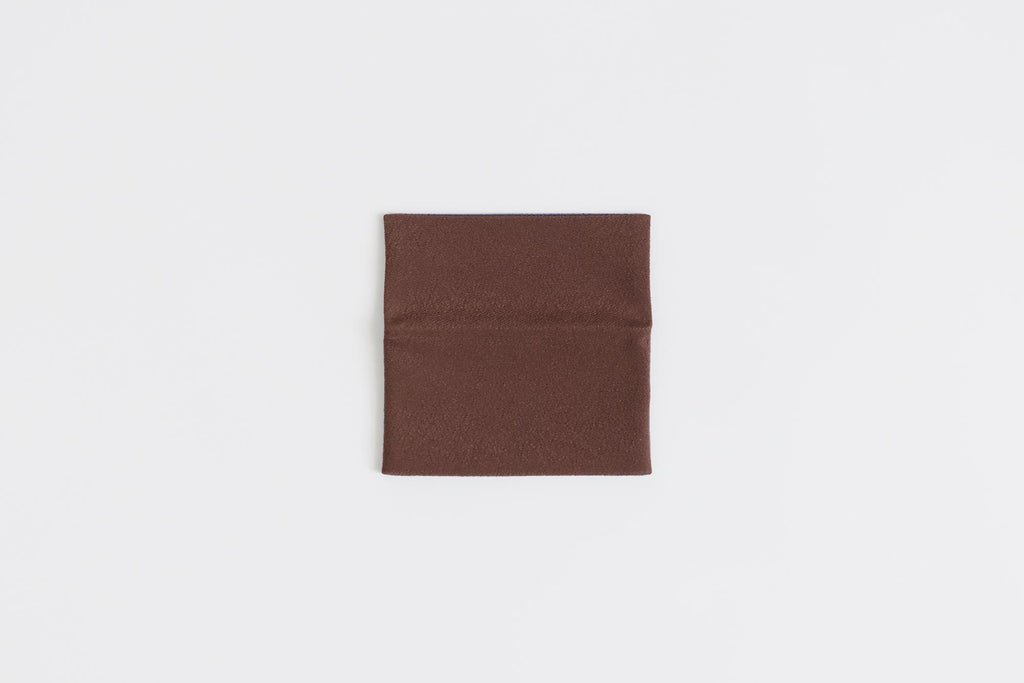 shuó Juzu Bukuro （Brown×Bluisu Purple） ちりめん