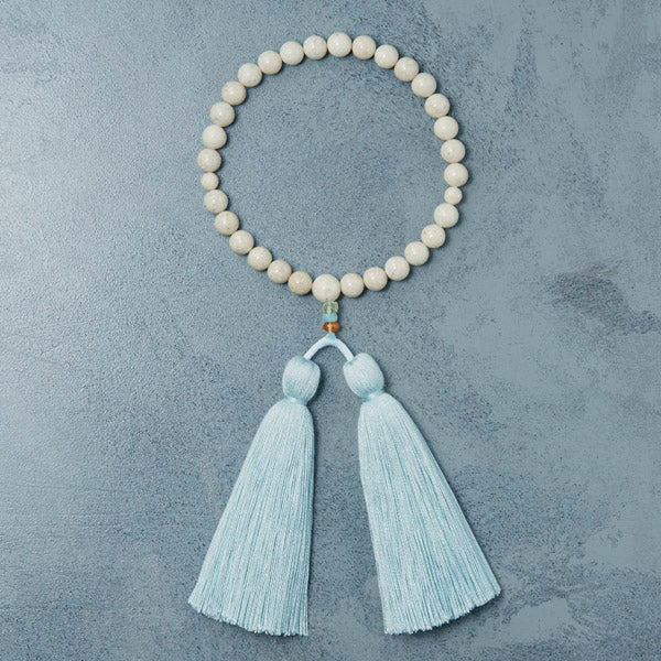 shuó Juzu（Riverstone） クリーム×水色